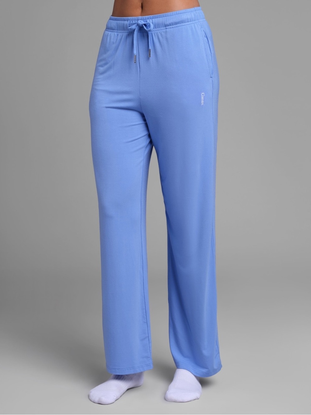 COMFRT Women’s Cloud Lounge Allure Blue Pants EUC
